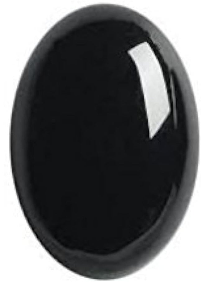 Generic - Black onyx oval shape stone for ring or pendant making - Image 1