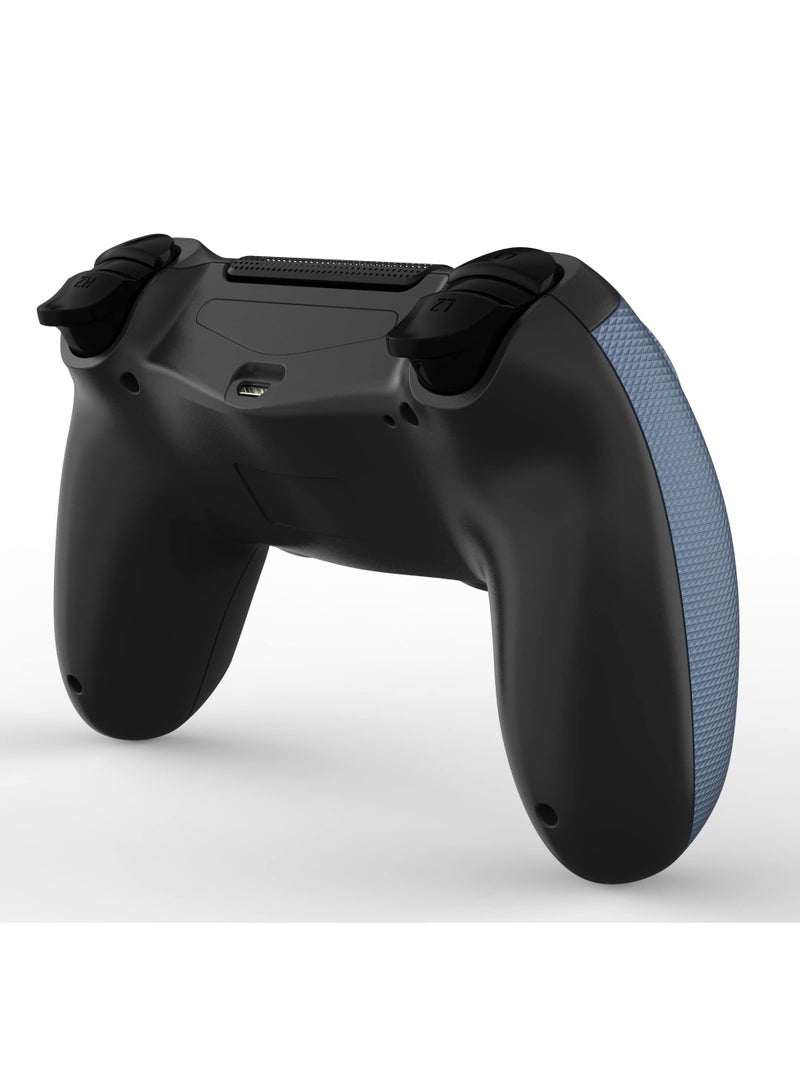 Wireless Controller for PS4/PS4 Slim/PS4 Pro/PC Anti-Slip Playstation 4 Gamepad Hand Joystick with USB Cable  Dual Vibration  Clickable Touchpad  Audio Function  LED Light - Image 5