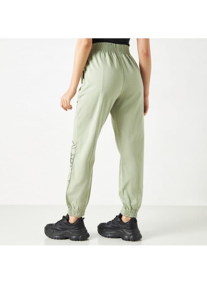 SP Characters Ulquiorra Cifer Print Joggers with Elasticated Waistband and Pockets  - Image 1