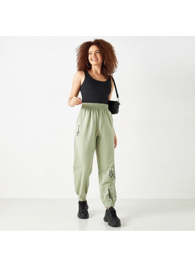 SP Characters Ulquiorra Cifer Print Joggers with Elasticated Waistband and Pockets  - Image 2