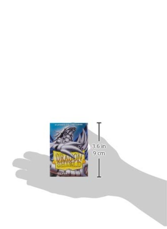 Dragon Shield Japanese Size Sleeves â€“ Matte Silver 60CT - Card Sleeves Smooth & Tough - Compatible with Pokemon, Yugioh, & Moreâ€“ TCG, OCG - Image 5