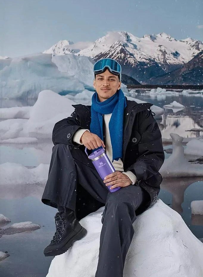 Stanley 30oz IceFlow Tumbler – Winter Wonderland Edition with Flip Straw Lid, Double-Wall Insulation, Built-In Handle & 2-Day Iced Retention – Leakproof, BPA-Free, and Dishwasher Safe Hydration for Cold Weather Adventures - Image 4