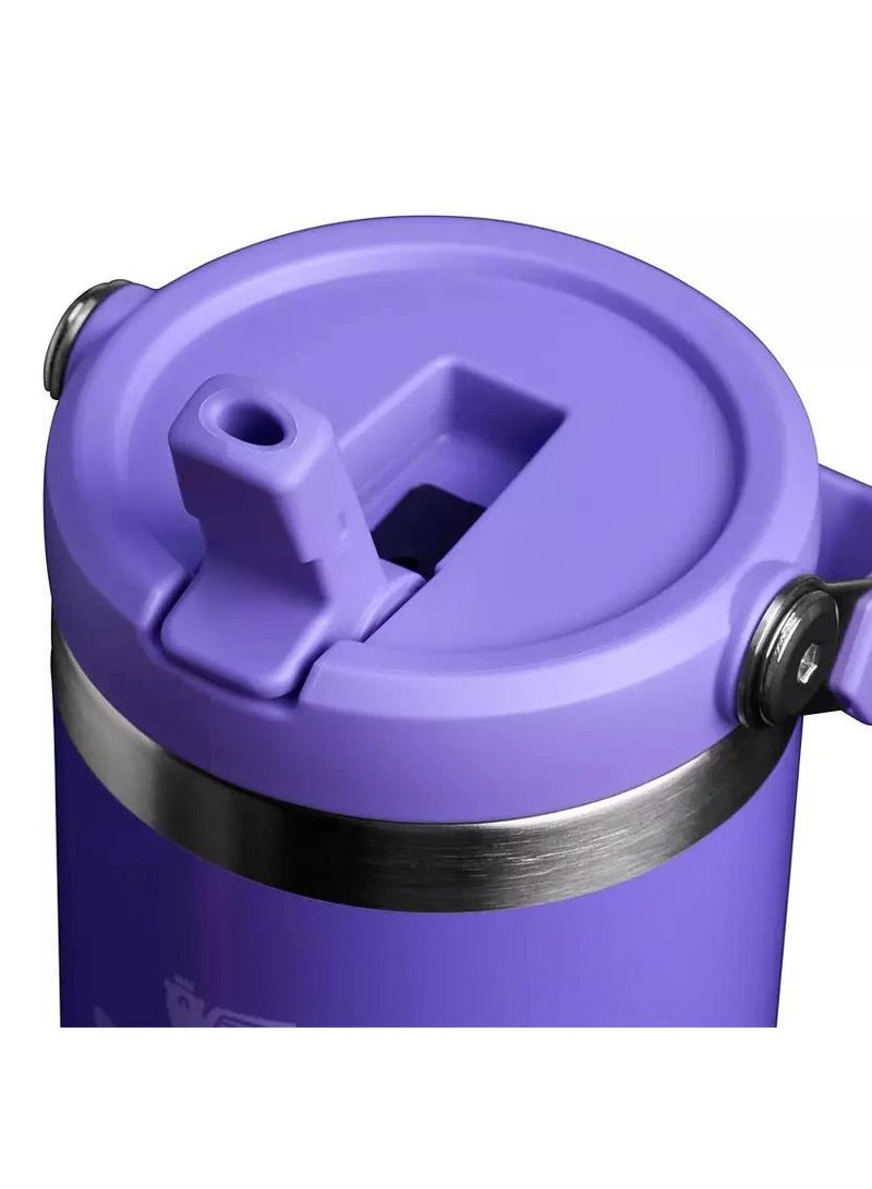 Stanley 30oz IceFlow Tumbler – Winter Wonderland Edition with Flip Straw Lid, Double-Wall Insulation, Built-In Handle & 2-Day Iced Retention – Leakproof, BPA-Free, and Dishwasher Safe Hydration for Cold Weather Adventures - Image 3