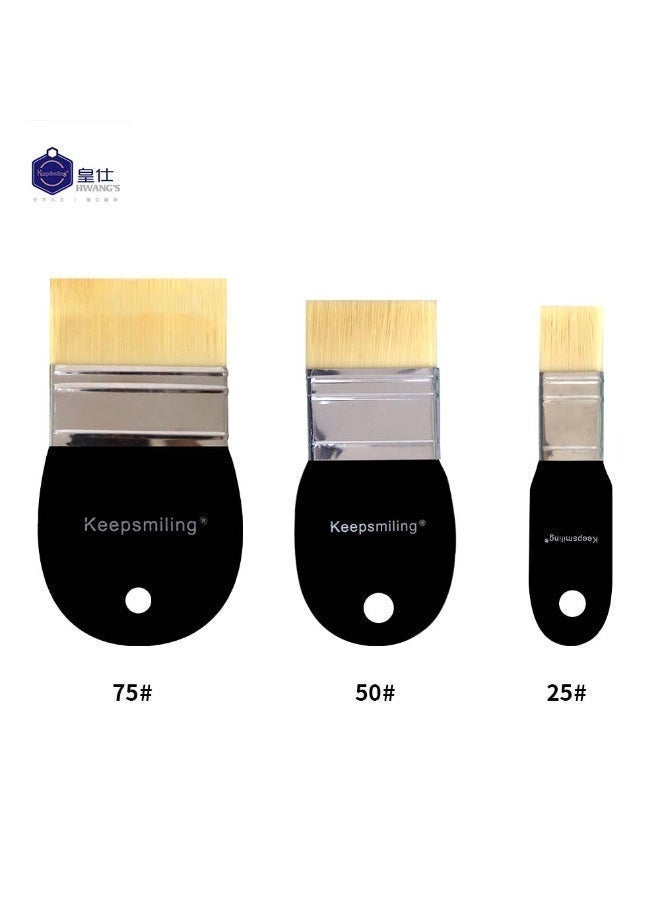 Keep Smiling Abstract Expression Artist Brush 50MM - Image 4