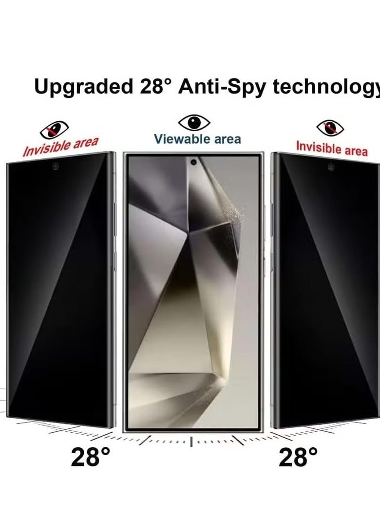 UMIXPRO MATTE Privacy Screen Protector for Samsung Galaxy S25 Ultra 5G Anti Spy Anti Scratch Full Coverage TPU Soft Film Ceramic Flexible Matte Finish NOT A Temepred Glass Samsung Galaxy S25 Ultra - Image 3