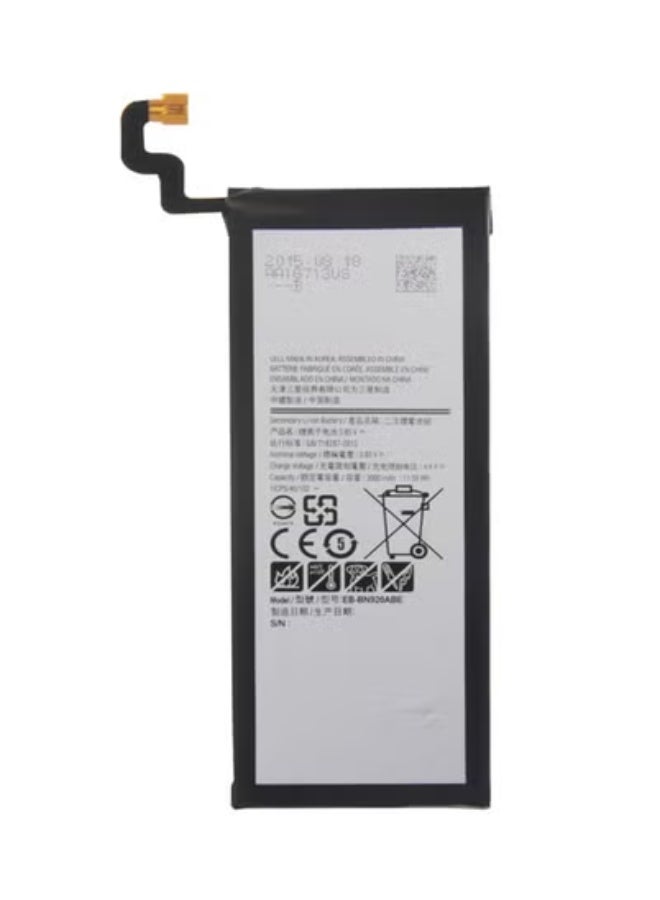 JAJEEK High-Quality Rechargeable Li-Ion Battery Compatible With Samsung Galaxy Note 5 – Internal Battery Replacement For Improved Performance & Long Battery Life – Safe, Durable, And Tested Power Cell For Mobile Repair Or DIY Use – Black/Silver Color - Image 3
