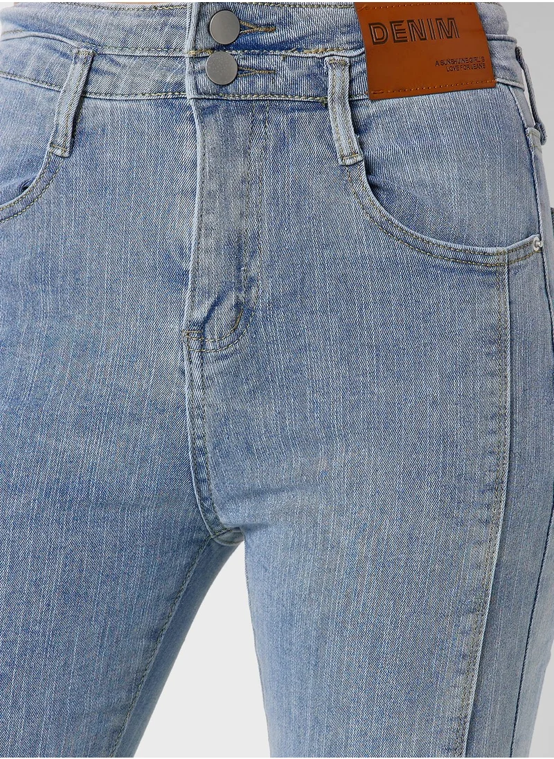 Urban Minx Urban Minx Slit Hem Jeans