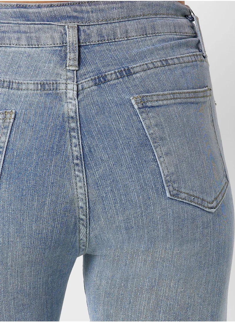 Urban Minx Urban Minx Slit Hem Jeans