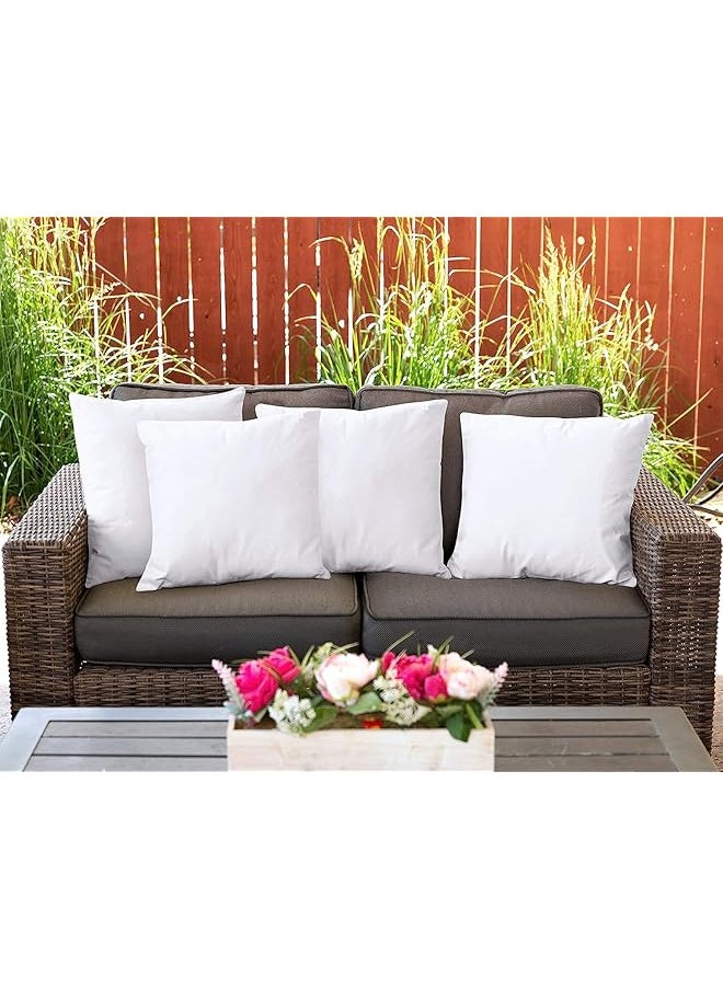 F.A.M.S Sofa Cushion Pillow White Soft Brushed Microfiber Throw Pillow Insert Comfortable Plush Comfort And Perfect Support Pillows For Sofa Bed And Couch Pillow Filling 50 X 50 Cm 4 Units  - Image 4