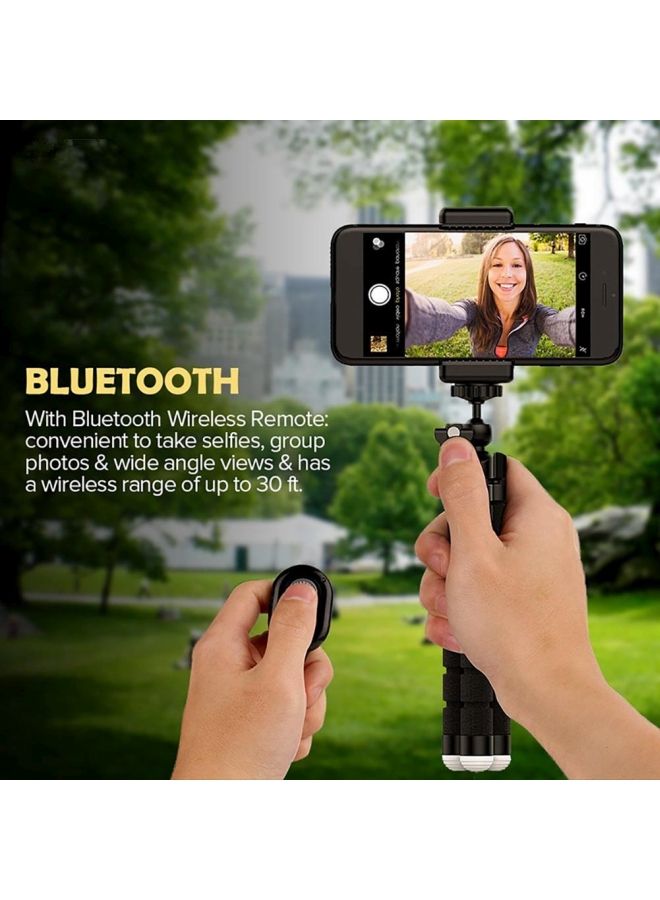 NIBEMINENT Phone Tripod Holder Black  - Image 5