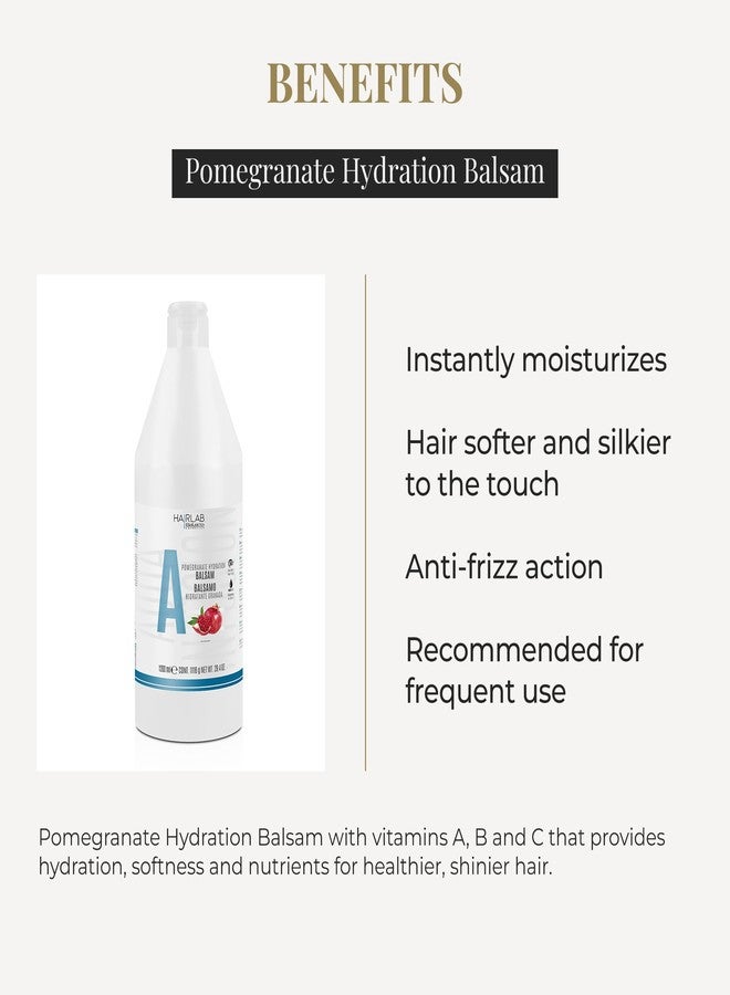SALERM - Hair Conditioner - Hydrating Balm Hair Lab Pomegranate - 1200 ml - Deep Hair Hydration - Softer and Shinier Hair - Suitable for Daily Use - Paraben-Free - Image 3