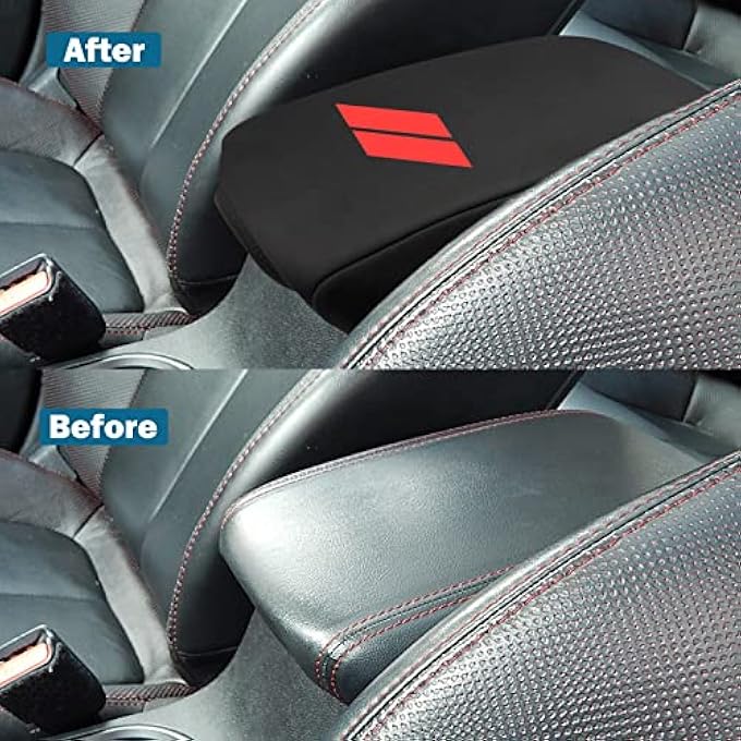 TJMR Center Console Cover For Dodge Dart Accessories 2013 2014 2015 2016 Leather Car Middle Armrest Cover Console Lid Protector Interior Accessories For Base Se Sxt Aero Gt Limited - Image 3