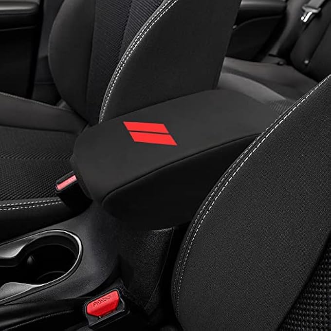 TJMR Center Console Cover For Dodge Dart Accessories 2013 2014 2015 2016 Leather Car Middle Armrest Cover Console Lid Protector Interior Accessories For Base Se Sxt Aero Gt Limited - Image 2