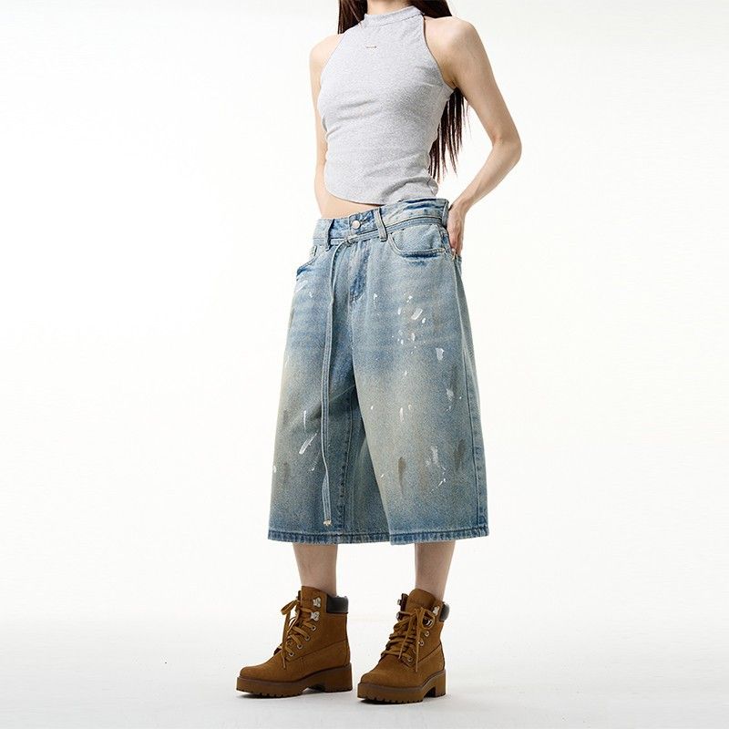 Vintage Classic European-American Design Daily Commute Jeans  Size_S - Image 3
