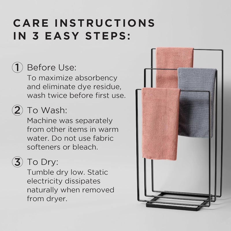 Fromm Softees Microfiber Salon Hair Towels - Fast Drying, Extra Durable, and Absorbent - 10 Pack in Pink - Image 4
