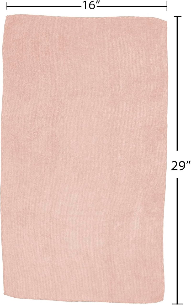 Fromm Softees Microfiber Salon Hair Towels - Fast Drying, Extra Durable, and Absorbent - 10 Pack in Pink - Image 5