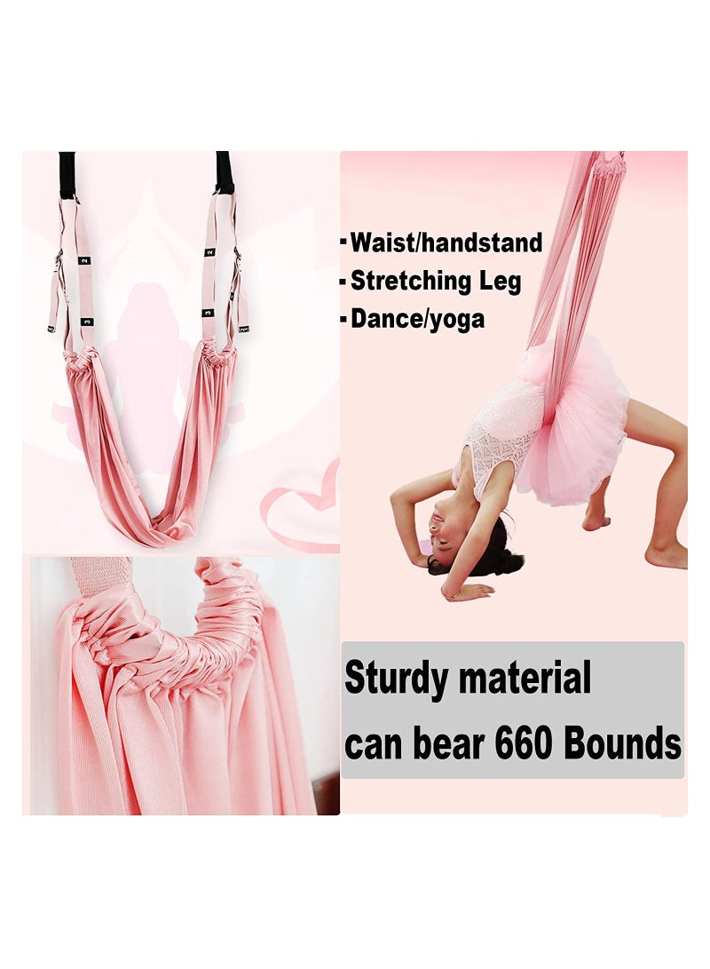 SYOSI Leg Stretcher Strap, Door Anchor Included Backbend Training Belt Flexibility Traine Stretching Equipment Assist Stretch Strap Aerial Stretch Enhancer for Fitness Gymnastics Dance Aerial Yoga Ballet - Image 4