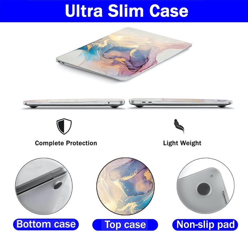Gioia Bazaar Compatible with MacBook Air 15 inch Case Cover 2023 Release A2941 M2 Chip, Protective Plastic Hard Shell Case Cover (Graphic06) - Image 3