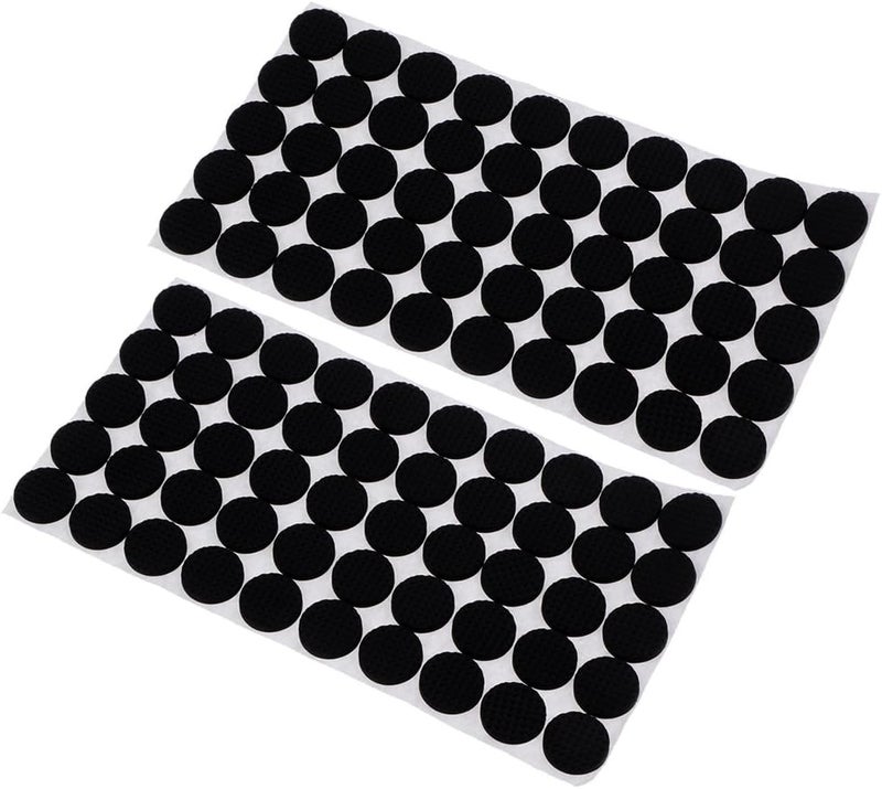 klarako 100 Pieces Multifunction Black Self Adhesive Furniture Leg Table Chair Sofa Feet Floor Non Slip Mat Rubber Floor Protector Pads Anti Skid Scratch - Image 2