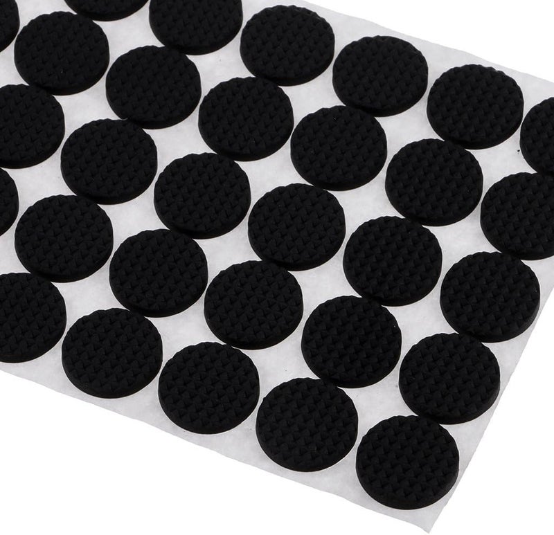 klarako 100 Pieces Multifunction Black Self Adhesive Furniture Leg Table Chair Sofa Feet Floor Non Slip Mat Rubber Floor Protector Pads Anti Skid Scratch - Image 4