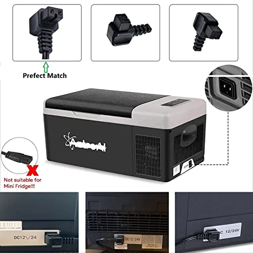 MJPOWER AC Wall Plug Compatible with ARB BougeRV Euhomy Bodega Wagan AstroAI Apicool ICECO Dometic F40C4TMP Rockpals JoyTus for Car Refrigerator Car Fridge Freezer Parts Car Cooler Power Adapter Cord - Image 3