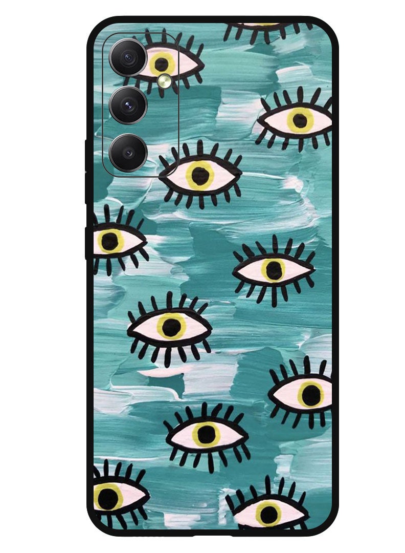 Theodor Protective Case Anti Scratch Shock Proof Bumper Cover For Samsung Galaxy F54 Eyes - Image 1