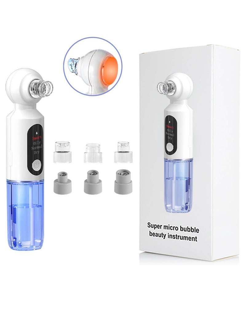 Generic Pore Vacuum Blackhead Remover with Hot Compress Water Circulation,6 Suction Heads 3 Gears Adjustable, Newest Beauty Device for Men and Women - Image 1