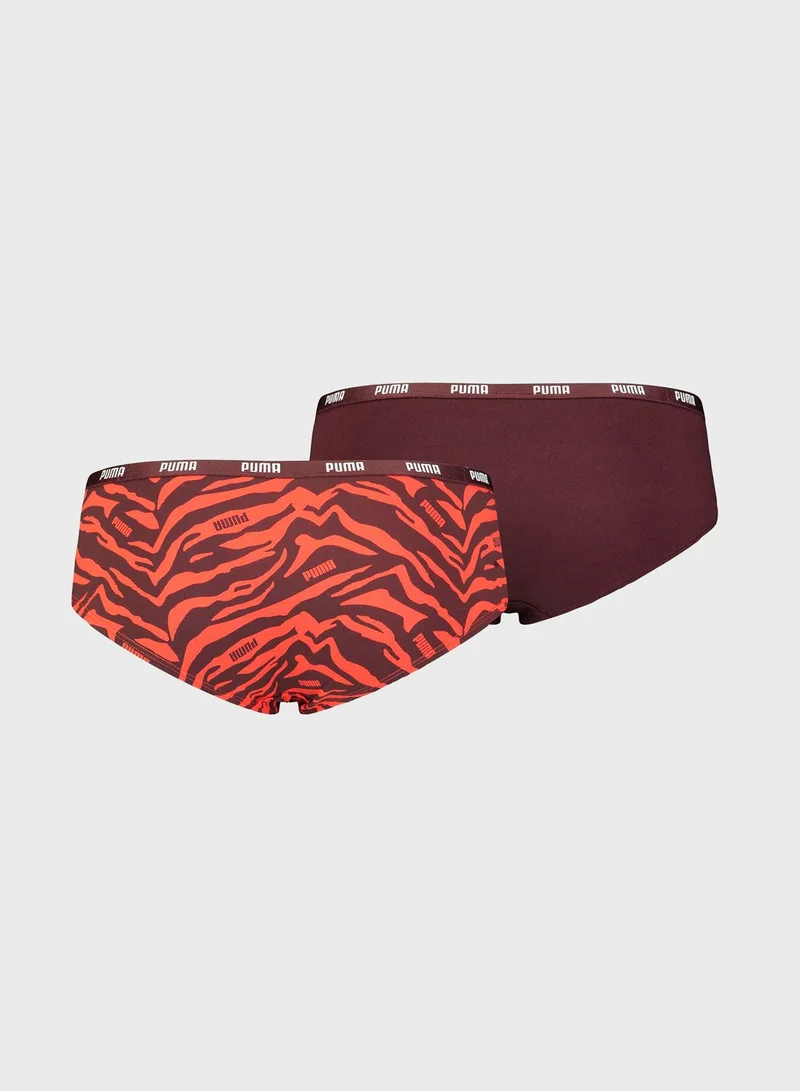 PUMA 2 Pack Printed Hipster