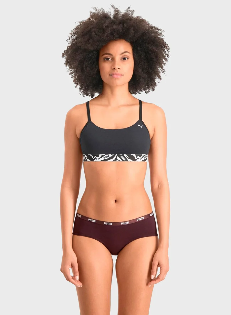 PUMA 2 Pack Printed Hipster