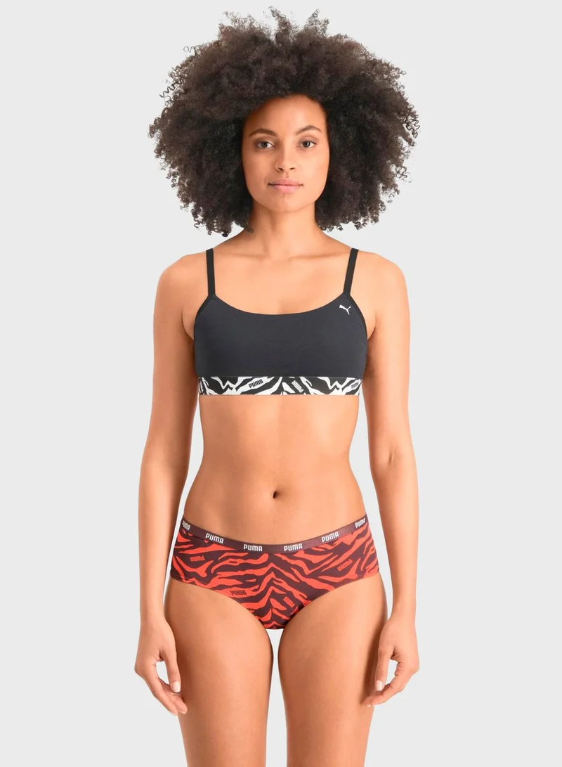 PUMA 2 Pack Printed Hipster
