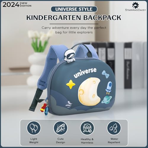 StarAndDaisy Toddler Universe Backpack, Kindergarten Preschool Mini Bag for Kids, Nice Birthday Gifts for Girls & Boys - Image 2