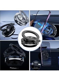 TIGER 2024 Electric Vacuum Magnetic Phone Mount – Strong Magnetic Car Phone Holder with 360° Rotation, Powerful Suction Cup for Dashboard, Windshield, Kitchen, Mirror, Gym, Shower & All Smooth Surfaces  - Image 3