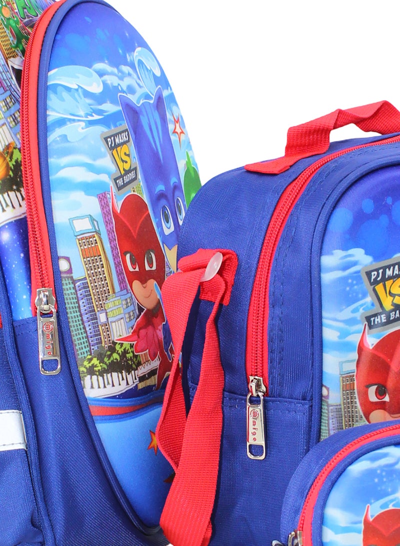 MIGO School Set PJ Masks Backpack 14 Inches – Blue - Image 3