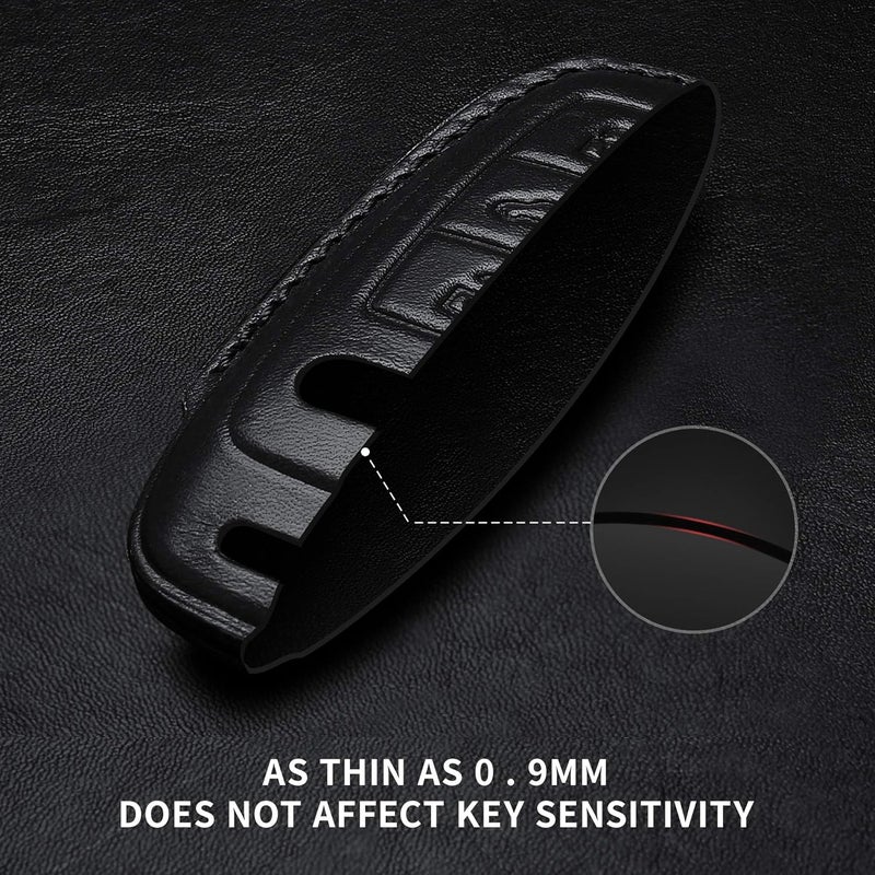 Tukellen Leather Key Fob Cover for Audi - Image 4