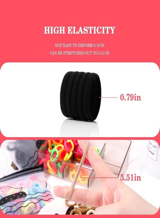 400 قطعة من ربطات شعر الأطفال، ربطات شعر عالية المرونة بدون خياطة، غير مؤلمة ولا تسبب أي ضرر، ربطات شعر قطنية ناعمة ومرنة صغيرة للأطفال الصغار والفتيات (متعددة الألوان) - Image 5
