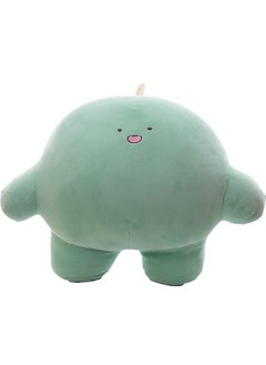 SYOSI Cute Dinosaur Plush Stuffed Animal Body Pillow Fat Cartoon Cylindrical Body Pillows for Kids, Super Soft Hugging Toy Gifts for Bedding, Kids Sleeping Nap Kawaii Pillow (9 inches)  - Image 1