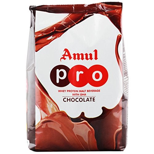Amul Pro Chocolate 500G Powder Pouch Pack of 3,Whey - Image 1