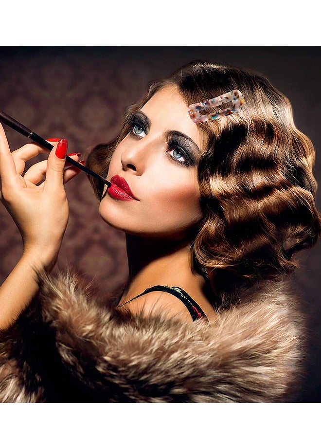 Beyond 4 Pcs Acrylic Resin Hair Clips, Geometric Alligator Hair Barrettes, Hair Accessories for Women Girls (Colorful) - Image 4