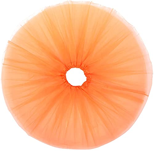 ASAHEL Tutus for Girls Women 5 Layered Tutu Skirt Halloween Costumes Classic Elastic (Orange, Size) - Image 3