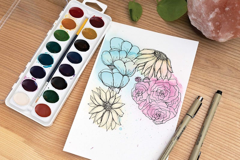UCREATE ® ورق فنون مختلطة، وزن ثقيل، 6" × 9"، 500 ورقة - Image 4