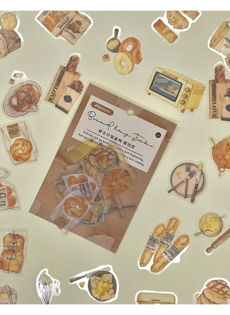 Kağıt Gemi Dükkan Paper Ship Shop Kitchen Supplies Bakery Transparent Sticker - Scrapbook - Notebook - Bullet Journal - Stickers