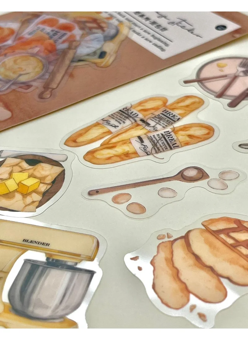 Kağıt Gemi Dükkan Paper Ship Shop Kitchen Supplies Bakery Transparent Sticker - Scrapbook - Notebook - Bullet Journal - Stickers