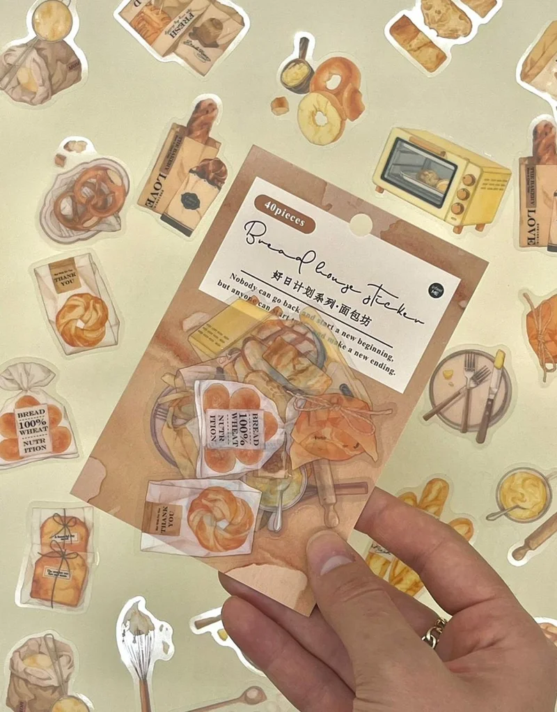 Kağıt Gemi Dükkan Paper Ship Shop Kitchen Supplies Bakery Transparent Sticker - Scrapbook - Notebook - Bullet Journal - Stickers