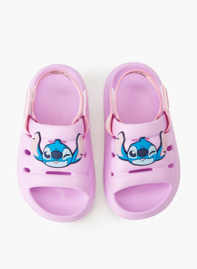 Disney Girls Stitch Detail Sandals - Image 3
