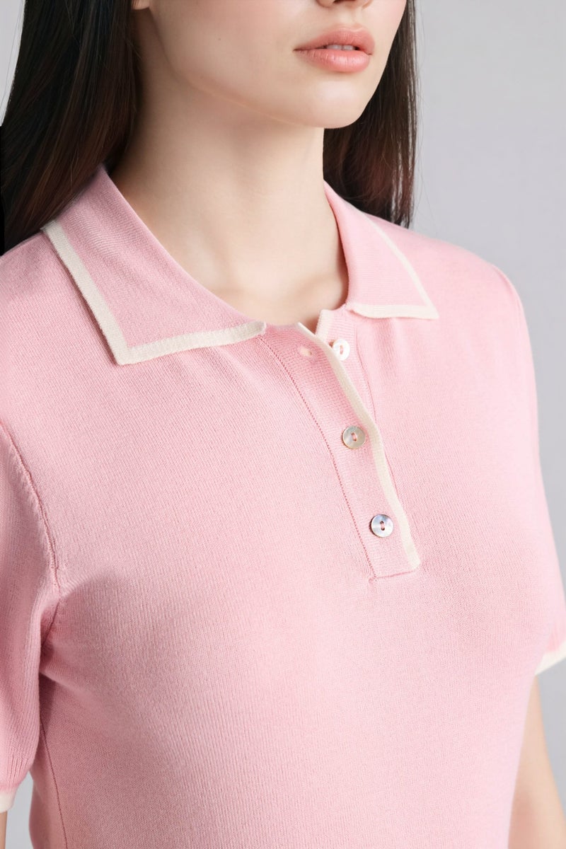 ديفاكتو بلوفر سليم فيت مخصر بياقة بولو - Image 4