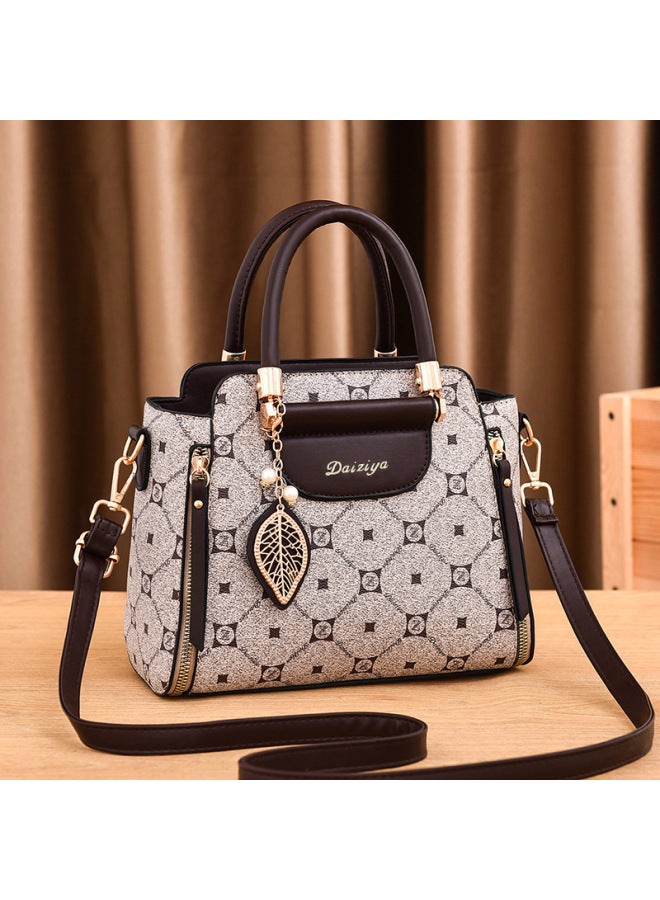 Dezia Luxury Women's Bag Handbag New Style Western Style Middle-aged Women's Fashionable Large Capacity Single Shoulder Crossbody Mother Bag For Women - Image 4