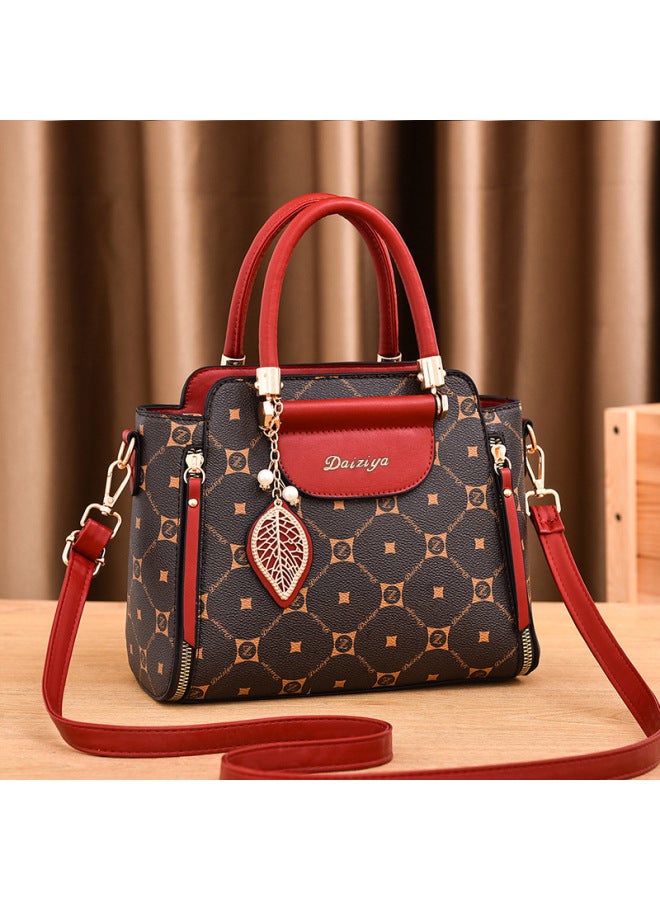 Dezia Luxury Women's Bag Handbag New Style Western Style Middle-aged Women's Fashionable Large Capacity Single Shoulder Crossbody Mother Bag For Women - Image 3