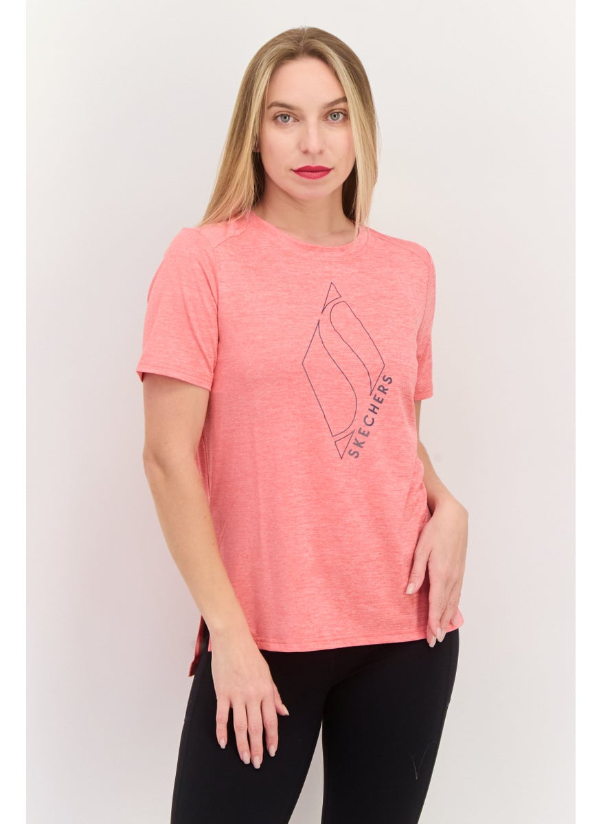 Women Sportswear Fit Short Sleeve Training T-Shirt, Coral - pzsku/Z9FD31D13C0BCCC4E57C8Z/45/_/1737642196/10573649-7143-49e6-883c-50ea38bc5caf