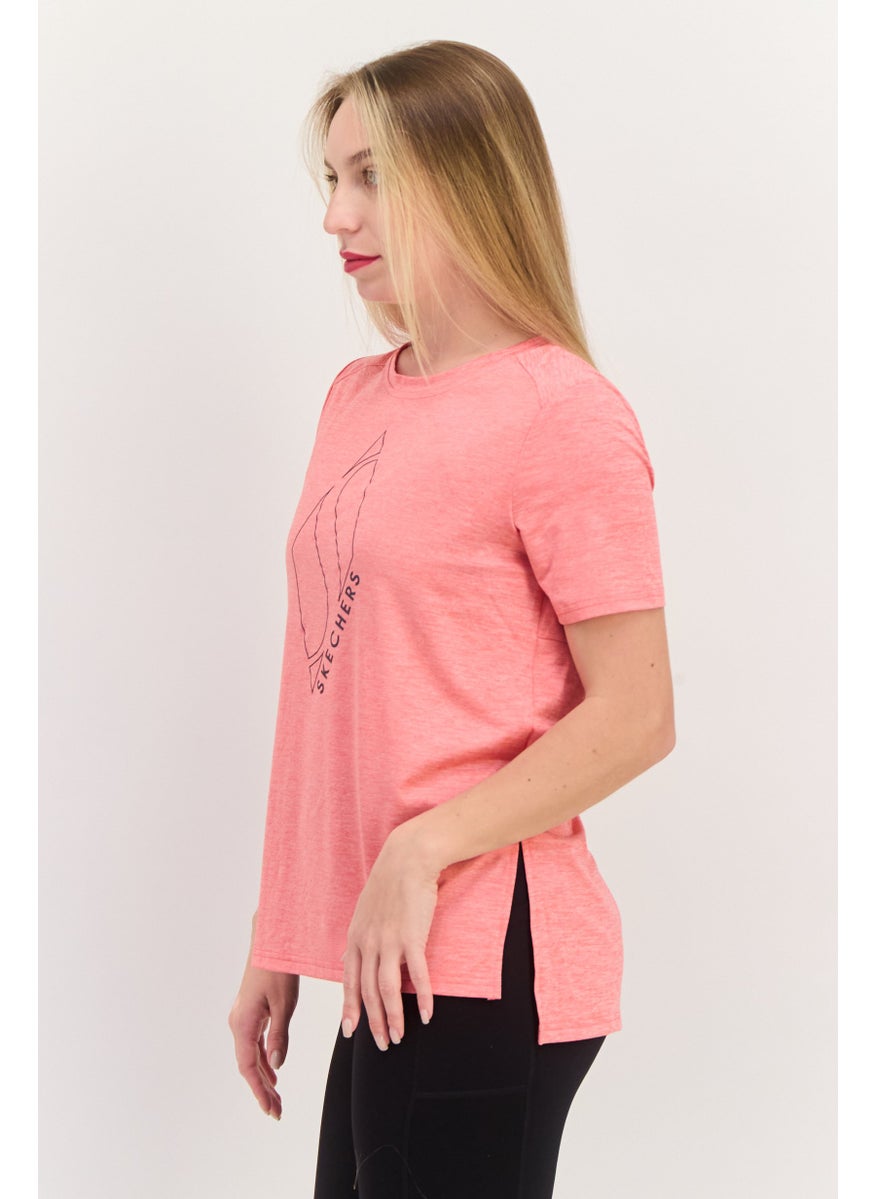 Women Sportswear Fit Short Sleeve Training T-Shirt, Coral - pzsku/Z9FD31D13C0BCCC4E57C8Z/45/_/1737642200/43cd9a94-7053-49c9-9378-5749ebf3a089