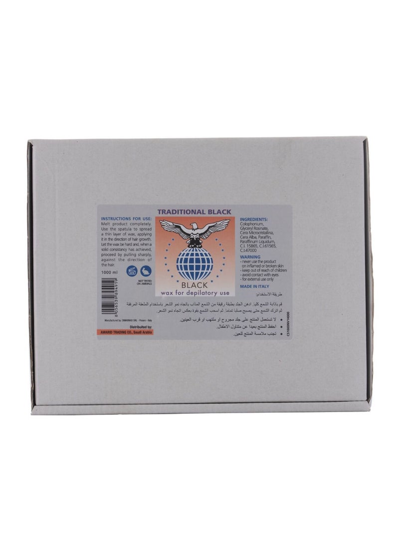Black Black Depilatory Wax Cake Black 1000ml  - Image 3